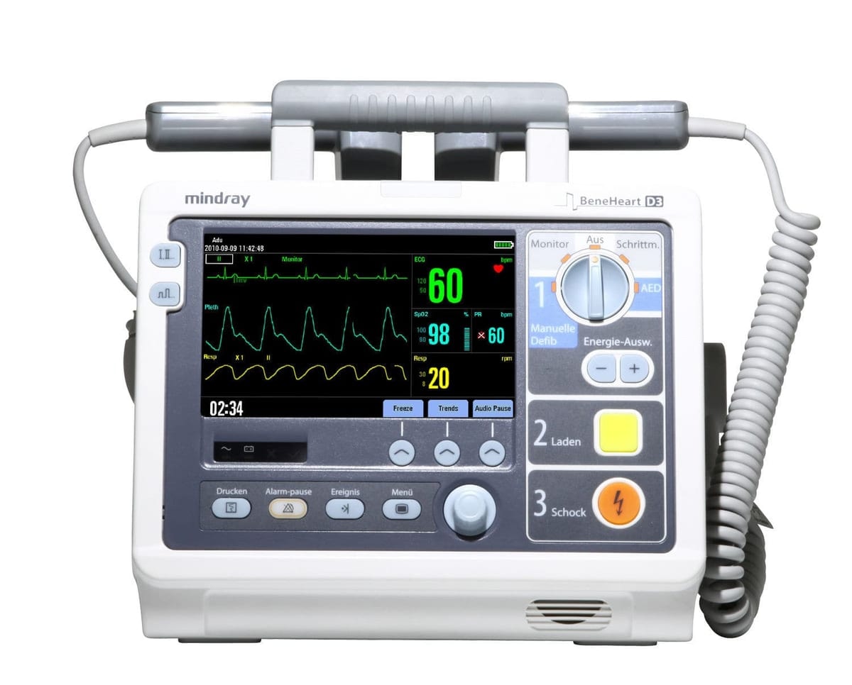 BeneHeart D3 — Défibrillateurs, Mindray